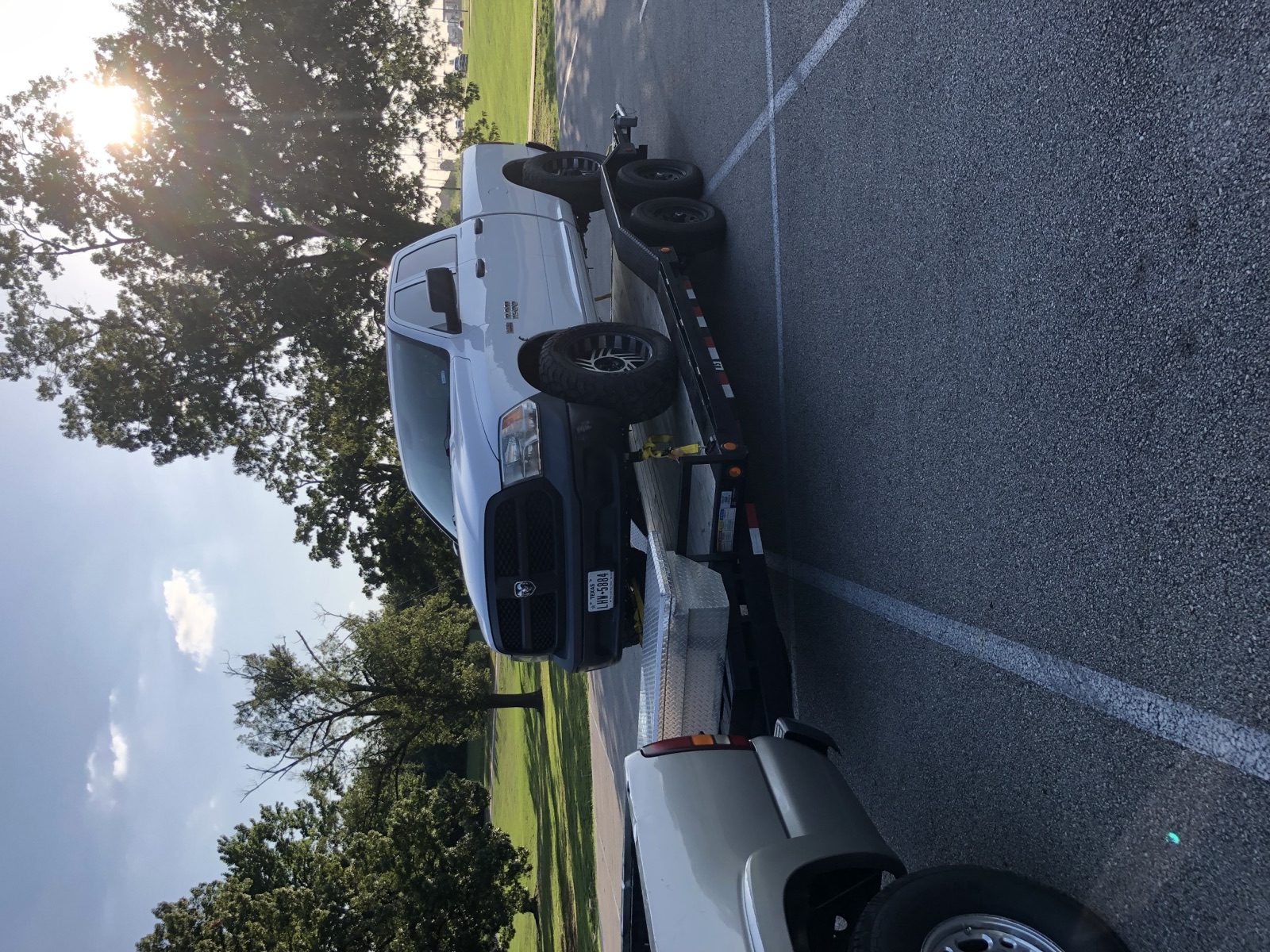 Tyler Trailer Rentals — car hauler towing a truck in Tyler, TX